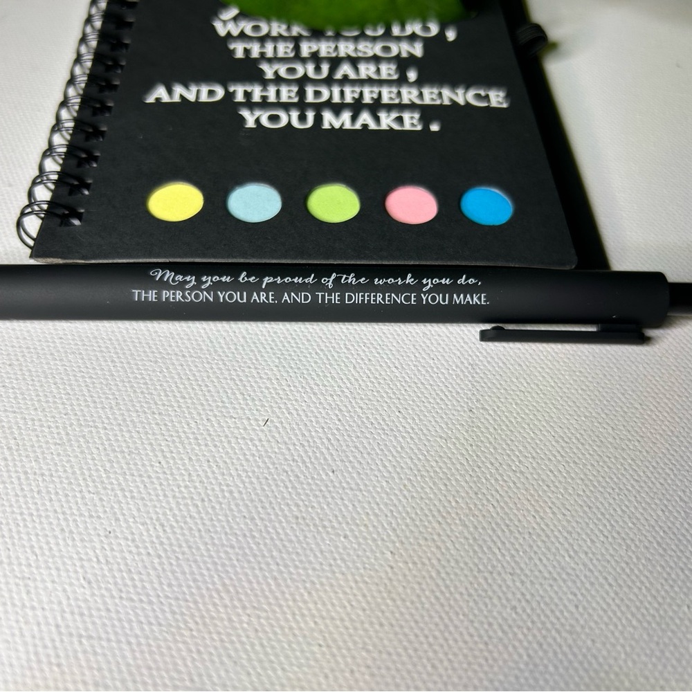 Notebook with Sticky Notes and Pen - Picture 6 of 6